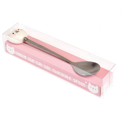 Colher metal gatinha