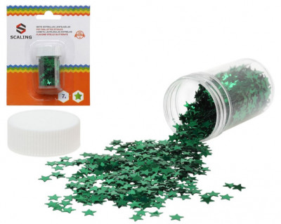 Confettis Estrelas Verde 7g