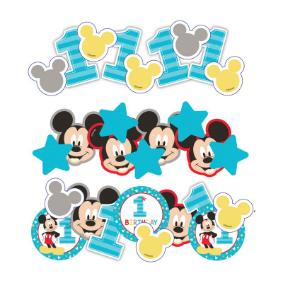 Confettis Mickey Mouse 1ºAniversário