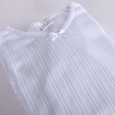 Conj. 6 Camisolas Interior Jacquard Menina