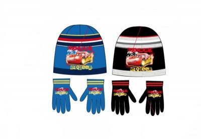 Conj. Luvas  e Gorro Cars