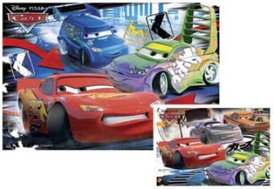 Conj. Puzzles Cars 2x20pcs