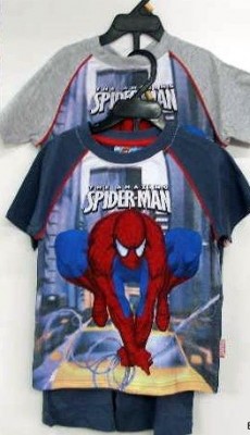 Conj.T-shirt+calção Homem Aranha