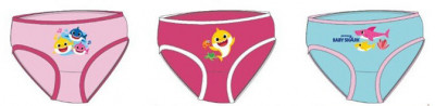 Conjunto 3 Cuecas Menina Baby Shark