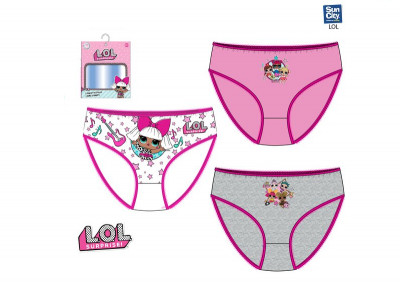 Conjunto 3 Cuecas Menina LOL Surprise