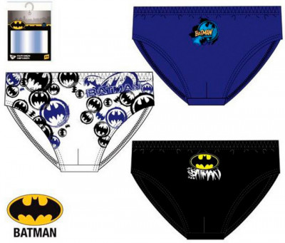 Conjunto 3 Cuecas Menino Batman