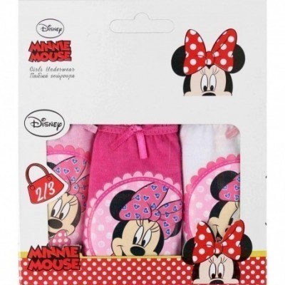 Conjunto 3 cuecas Minnie Mouse