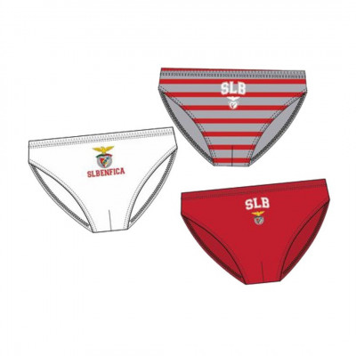 Conjunto 3 Cuecas Slips Menino Benfica