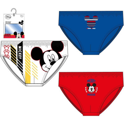 Conjunto 3 Cuecas Slips Menino Mickey Hiker Block