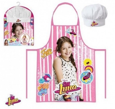 Conjunto avental+chapeu Chef Sou Luna