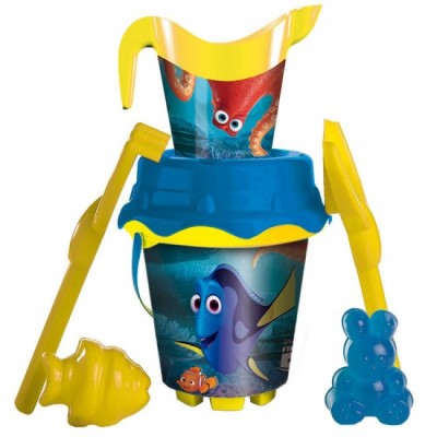 Conjunto balde + regador + acessorios Dory