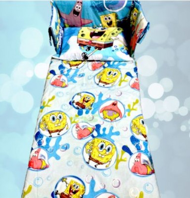 Conjunto bob esponja cama de grades