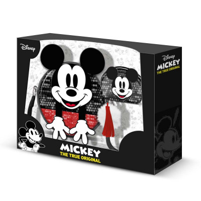 Conjunto Bolsa + Porta Moedas Mickey