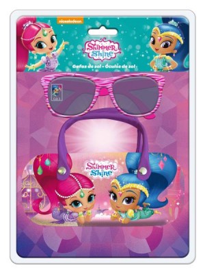 Conjunto caixa + óculos de Sol com a Shimmer e Shine