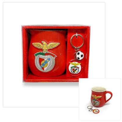 Conjunto Caneca Stone + Porta Chaves Benfica