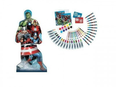 Conjunto Colorir com a Forma Avengers