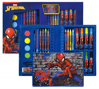 Conjunto Colorir Spiderman 34 peças