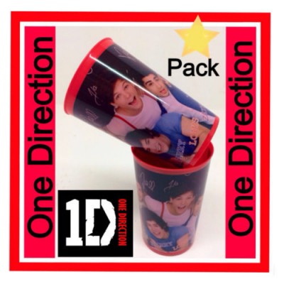 Conjunto de 2 copos red One Direction