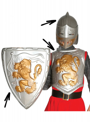 Conjunto de acessórios medieval infantil