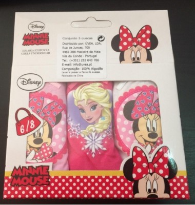 Conjunto de cuecas Disney - Sortido