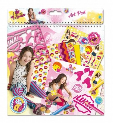 Conjunto de folhas para colorir de Soy Luna