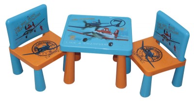 Conjunto de mesa e cadeiras Dusty Planes