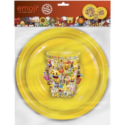 Conjunto de refeição Emoji