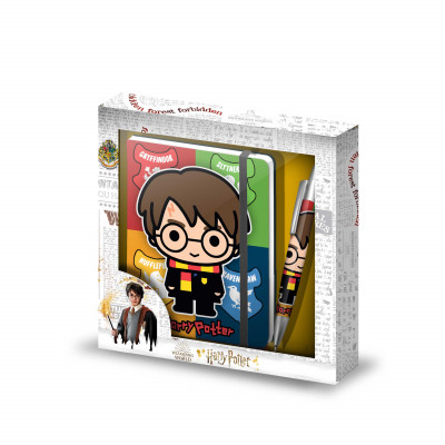 Conjunto Diário + Caneta Harry Potter Wizard