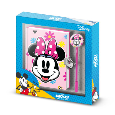 Conjunto Diário + Caneta Minnie