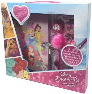 Conjunto Diário com Acessórios Princesas Disney