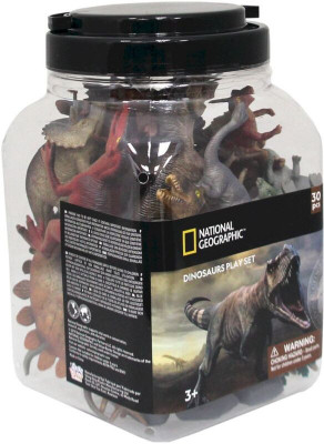 Conjunto Dinossauros National Geographic 30 peças