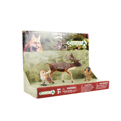 Conjunto Figuras 3 Animais Bosque