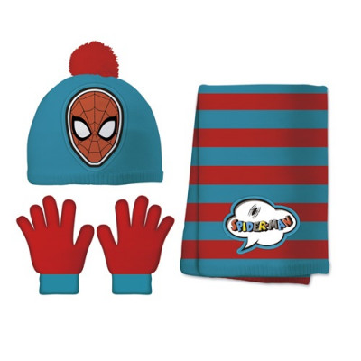 Conjunto Gorro, Cachecol e Luvas Spiderman