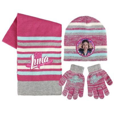 Conjunto gorro + cachecol + luvas Sou Luna Yes