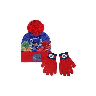 Conjunto Gorro e Luvas PJ Masks