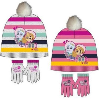 Conjunto Gorro e Luvas Skye Patrulha Pata Sortido