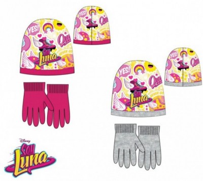 Conjunto Gorro e Luvas Sou Luna Disney