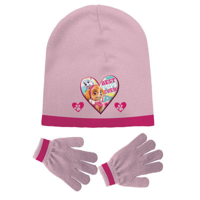 Conjunto Gorro + Luvas Patrulha Pata Skye Best Pups