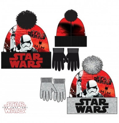 Conjunto Gorro Luvas Polar Star Wars