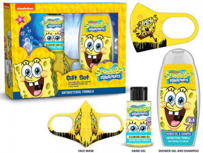 Conjunto Higiene 3 peças Sponge Bob