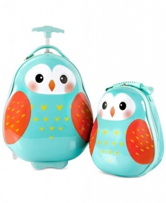Conjunto mala viagem e mochila Heys Kids - Owl