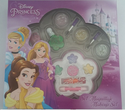 Conjunto Maquilhagem Flor Princesas Disney