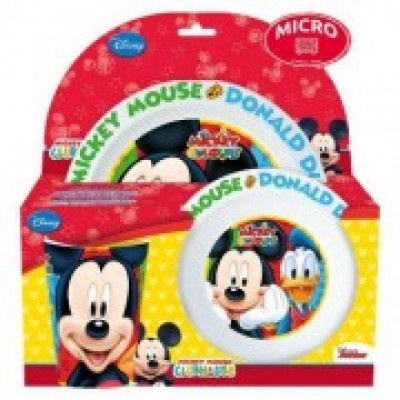 Conjunto melamina Mickey e Amigos