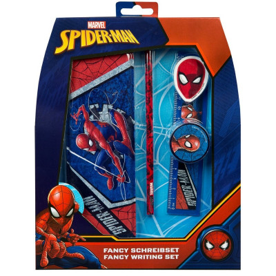 Conjunto Papelaria 5 peças Spiderman