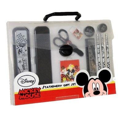 Conjunto Papelaria em mala A4 Disney Mickey