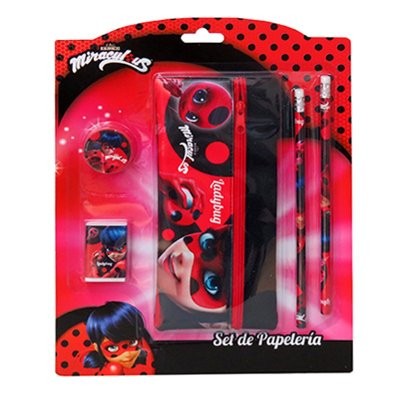 Conjunto papelaria Ladybug