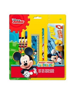Conjunto Papelaria Mickey Mouse Disney