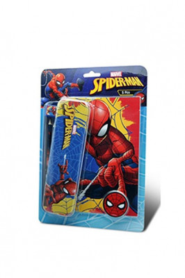 Conjunto Papelaria Spiderman 5 peças