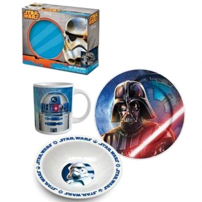 Conjunto Pequeno Almoço Star Wars Ceramica