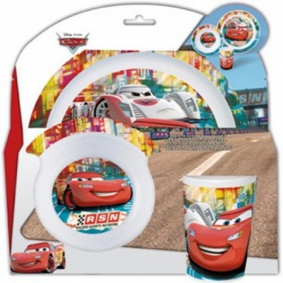 Conjunto Refeição Melamina Disney Cars RSN